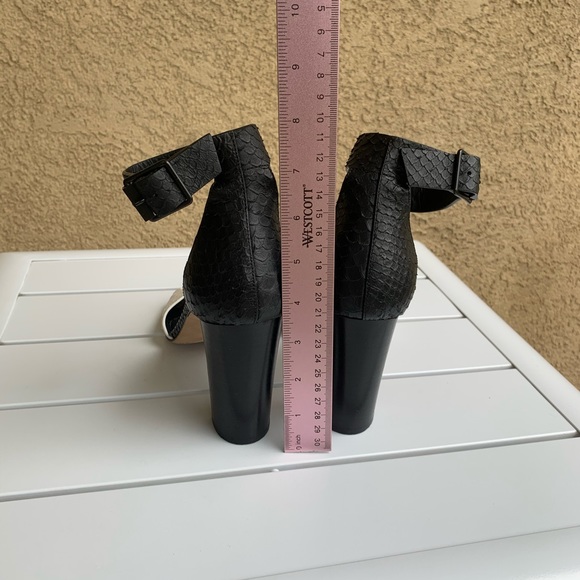 Maria Cornejo block heels leather sandals European size 41.5 - Picture 6 of 14